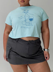 Cheers To You Tee Blue Curve