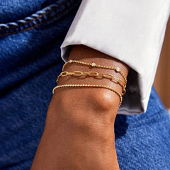 Small 14K Gold Hera Bracelet - Small 14K Gold