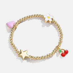 Made You Smile Kids' Charm Bracelet - Cherry
