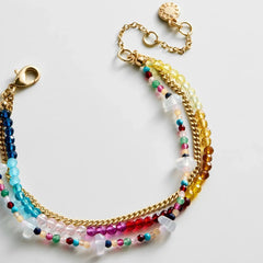 Rowan Semi-Precious Layered Bracelet - Lisbon