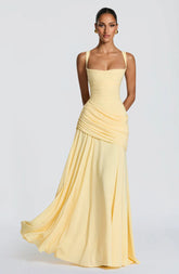 Sura Maxi Dress - Lemon