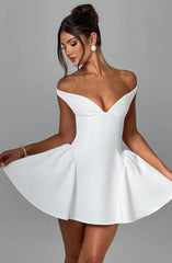 Marla Mini Dress - Ivory