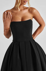 Edith Midi Dress - Black