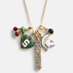 Michigan State University Cluster Charm Necklace - Michigan State University