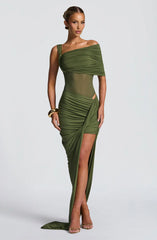 Henrietta Maxi Skirt - Khaki